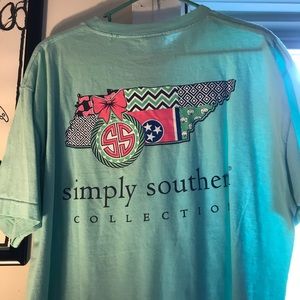 Simply Southern Aqua Tennessee tee